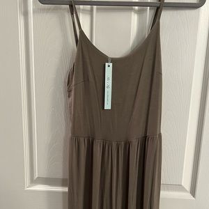 BRAND NEW! Women’s She+Sky jumpsuit with tags! Olive, cropped leg!